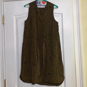 Madewell silk ikat print dress, size Medium